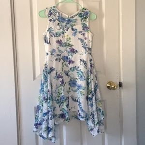 Multicolored floral print dress